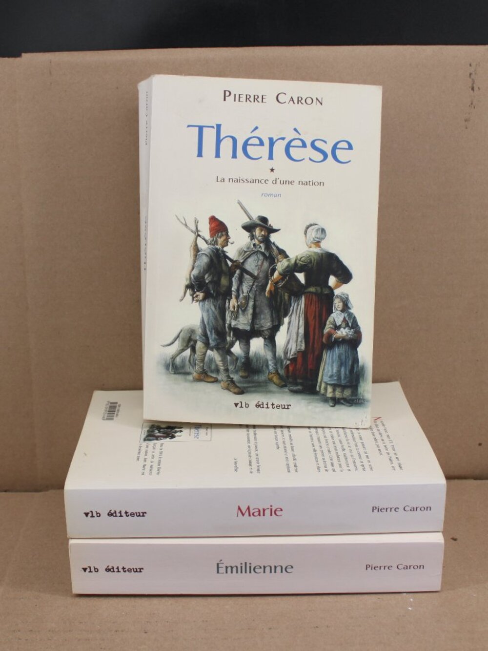 3 Livres Pierre Caron - La Naissance D'une Nation Série Complète French